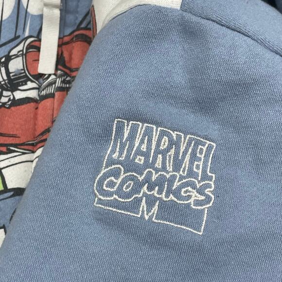 Marvel Avengers Superhero Hulk, Captain America and Iron Man Hoodie Boys Size 7 - Picture 10 of 10